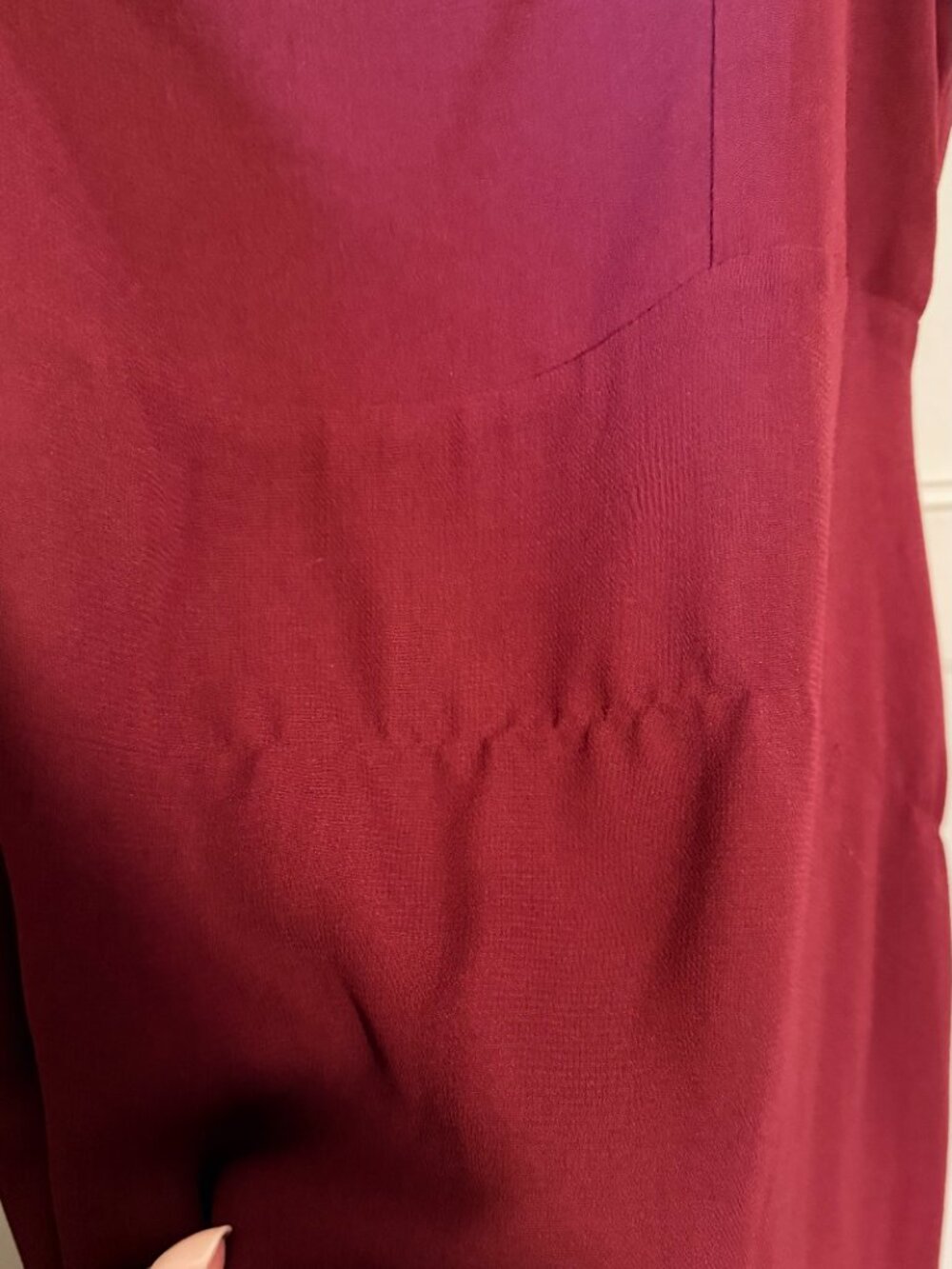 reformation colette midi dress, size 10, burgundy/wine - Picture 8 of 9